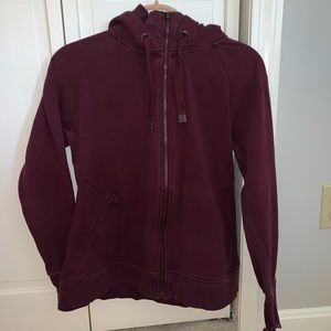 Maroon Athleta zip up - Large